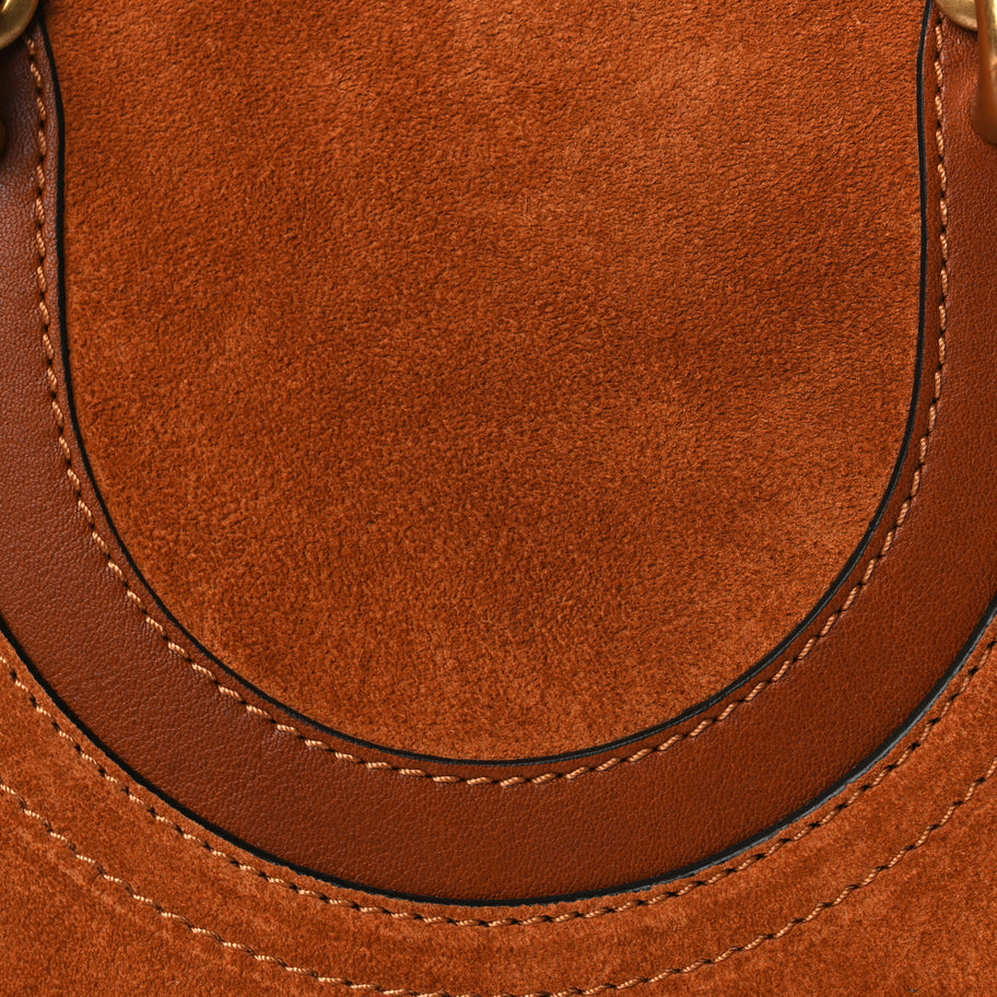 Chloe Suede Calfskin Small Pixie Bag Saffron Red Image 6