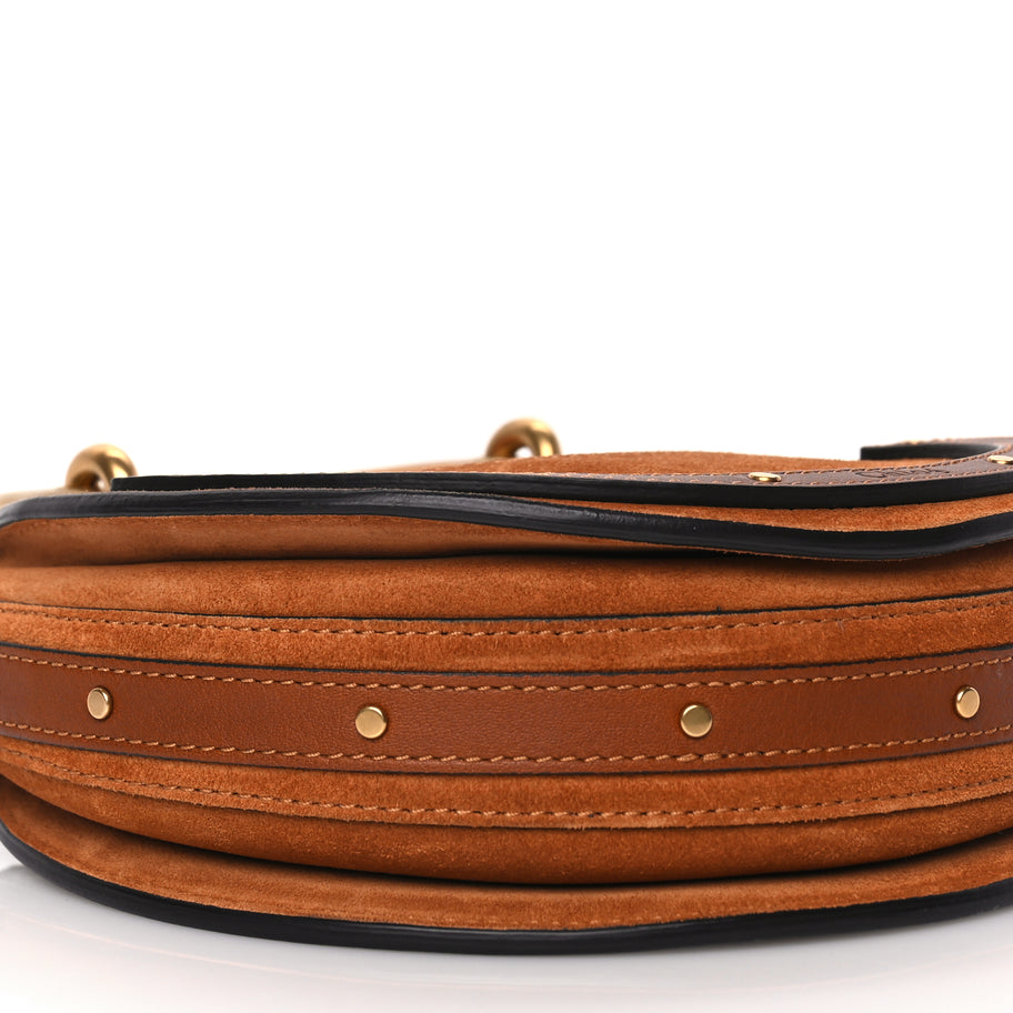 Chloe Suede Calfskin Small Pixie Bag Saffron Red Image 7