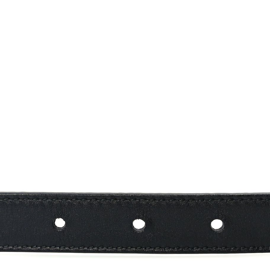 Gucci Calfskin Double G 20mm Belt 75 30  Black Image 3