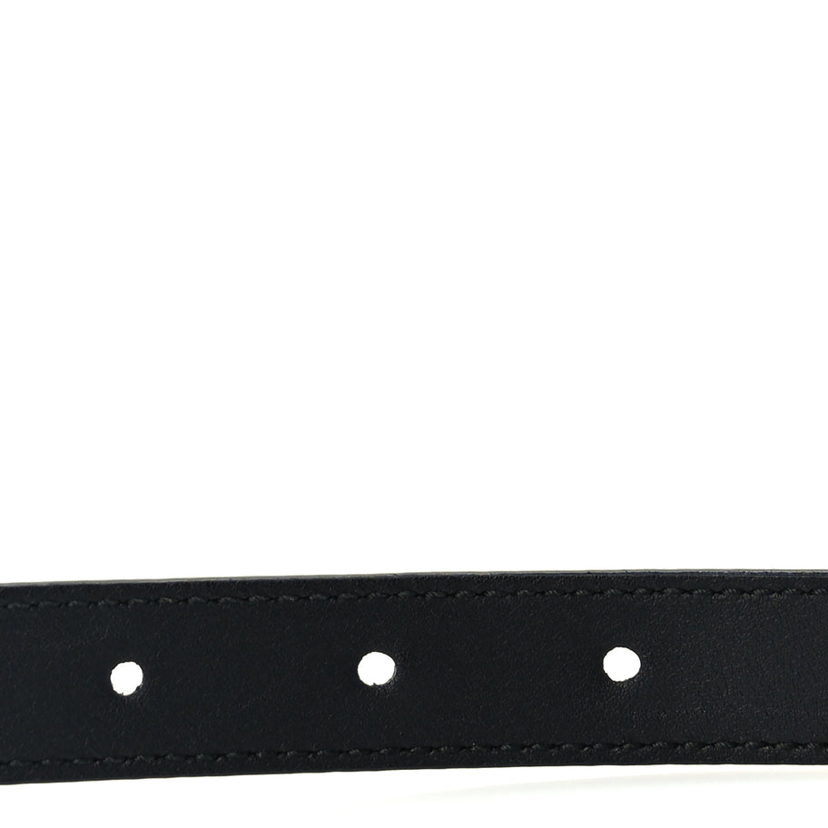 Gucci Calfskin Double G 20mm Belt 75 30  Black Image 4