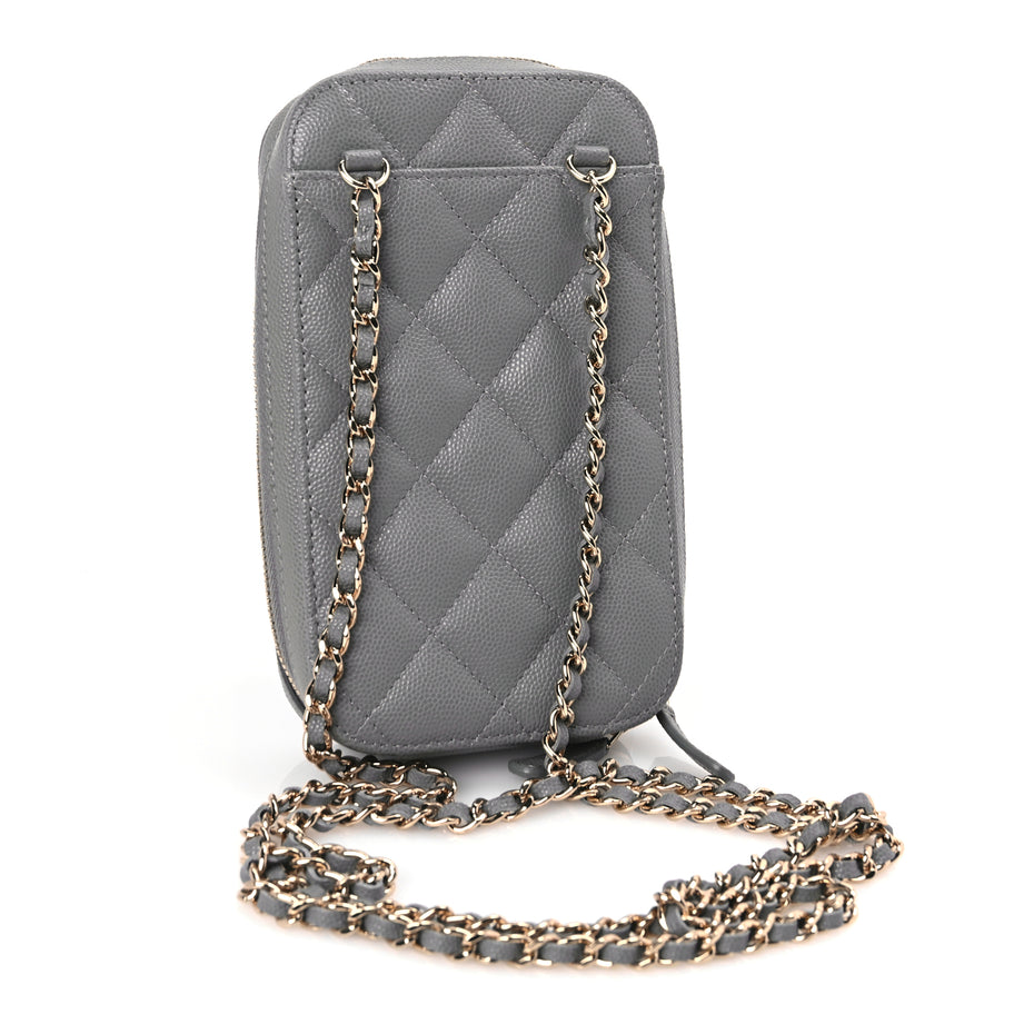 Chanel WOC & Phone Holder Crossbody Bag Black Image 2