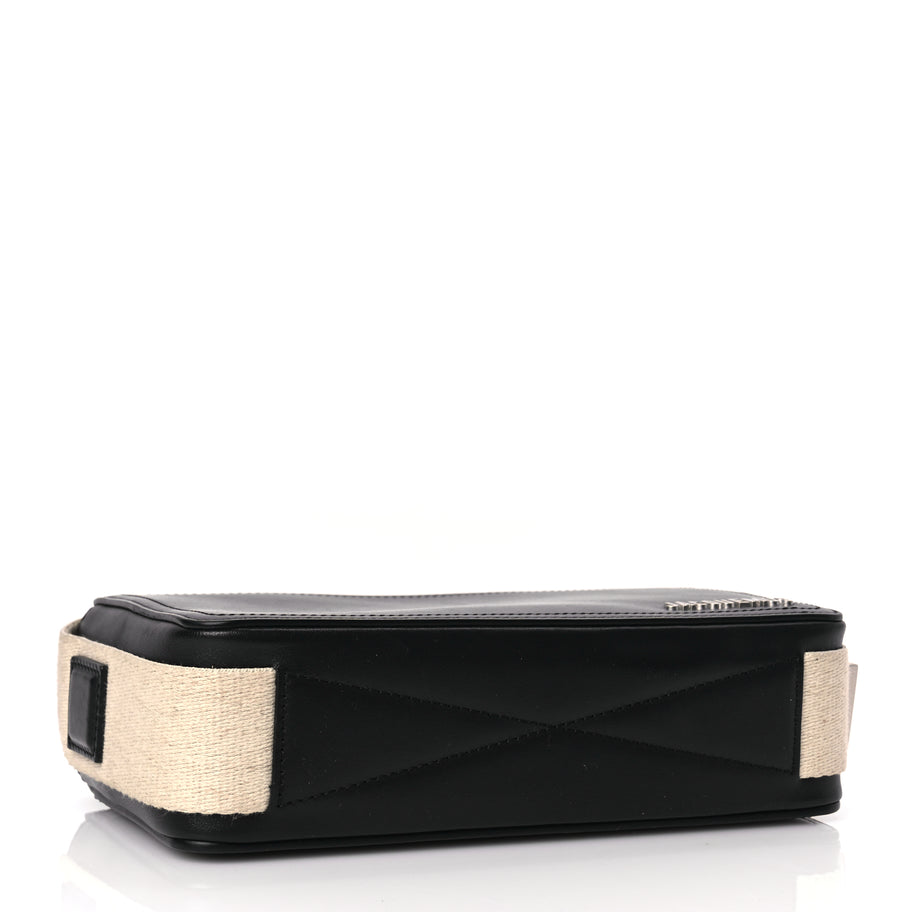 Jacquemus  Smooth Calfskin Le Cuerda Horizontal Black Image 3