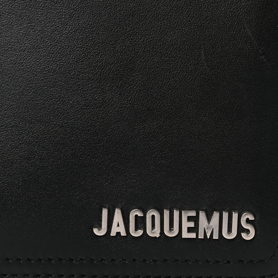 Jacquemus  Smooth Calfskin Le Cuerda Horizontal Black Image 6