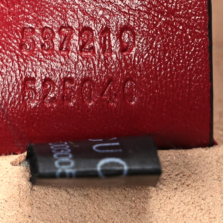 Gucci Tweed GG Monogram Large Rajah Chain Tote  White Black Romantic Cherry Image 7