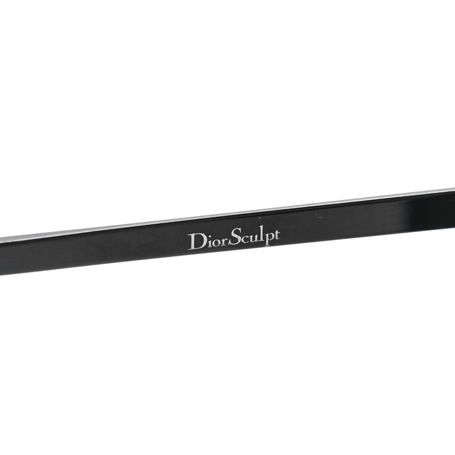 Christian Dior Sculpt Cat Eye Sunglasses Black Blue Image 7