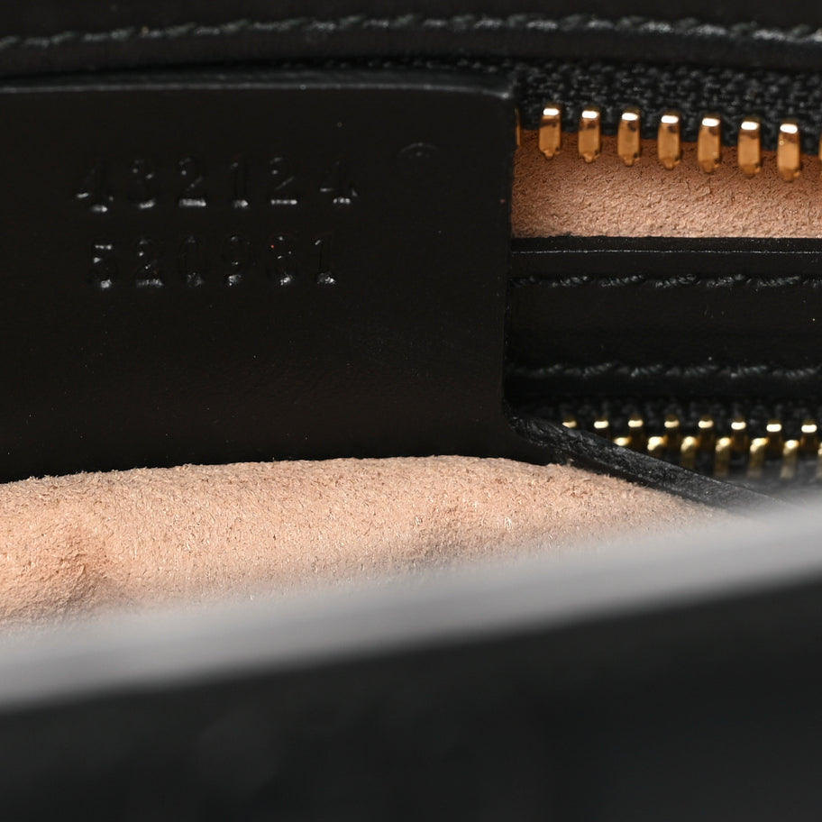 Gucci ssima Small Zippered Bucket Tote Black Image 7