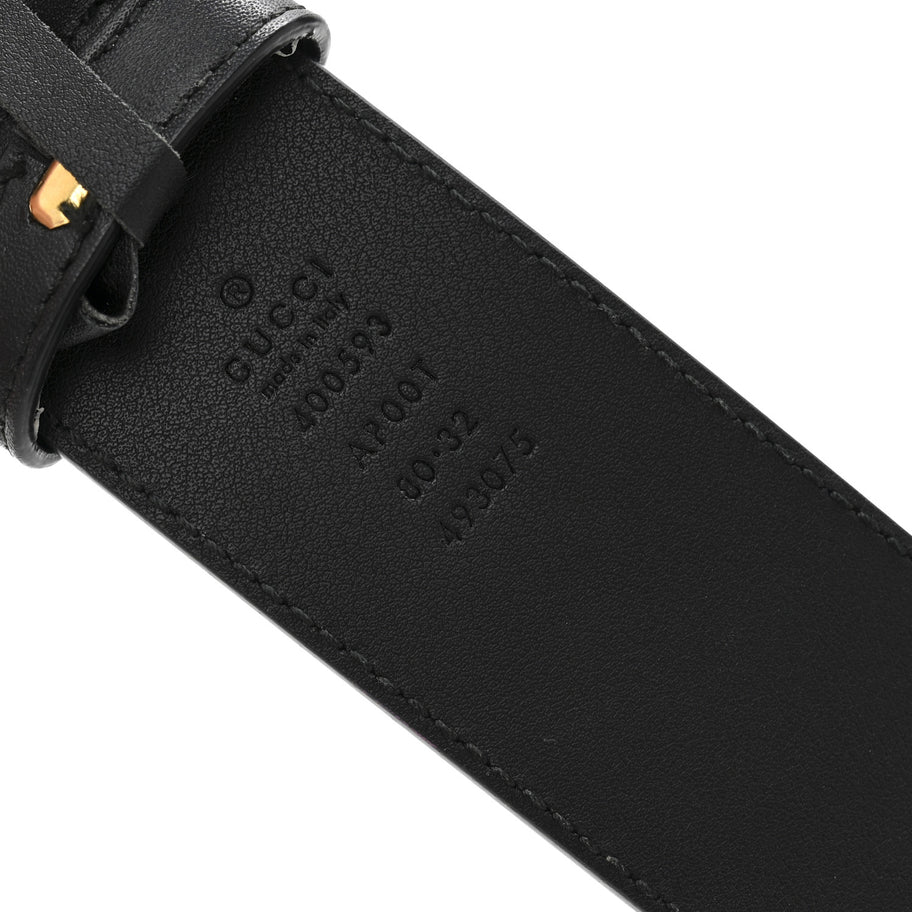 Gucci Calfskin Double G 40mm Belt 80 32 Black Image 5