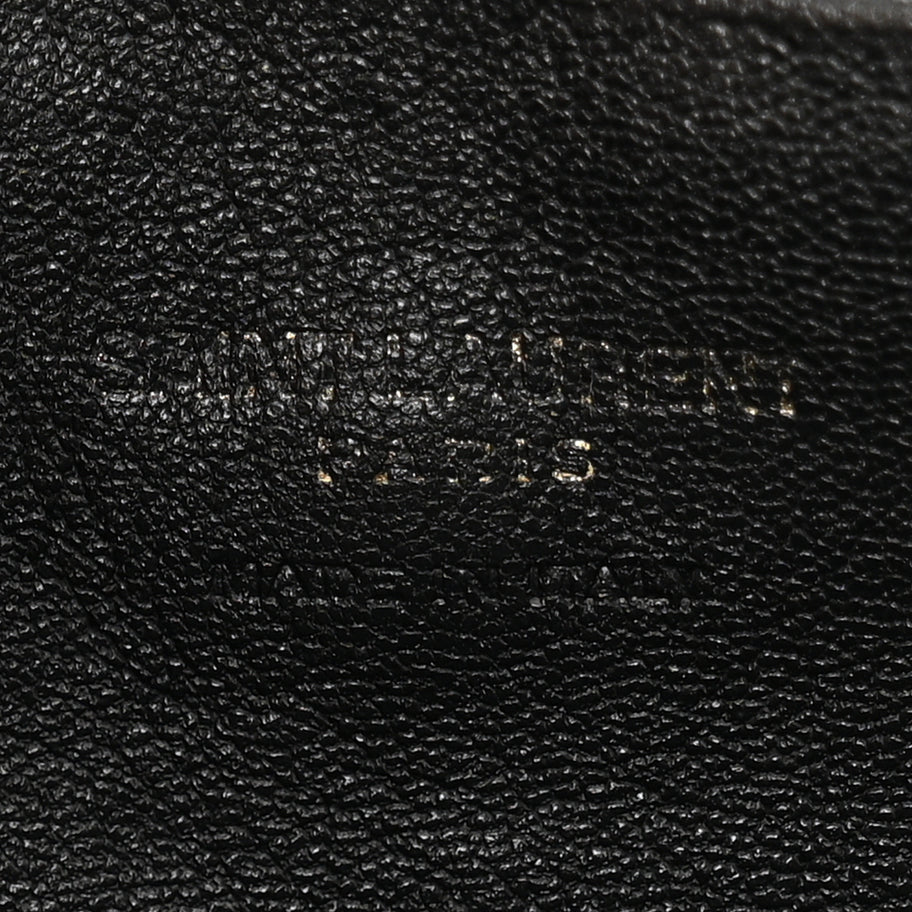 Saint Laurent Grain De Poudre Matelasse Monogram Mini Lou Camera Bag New Vert Fonce Image 6