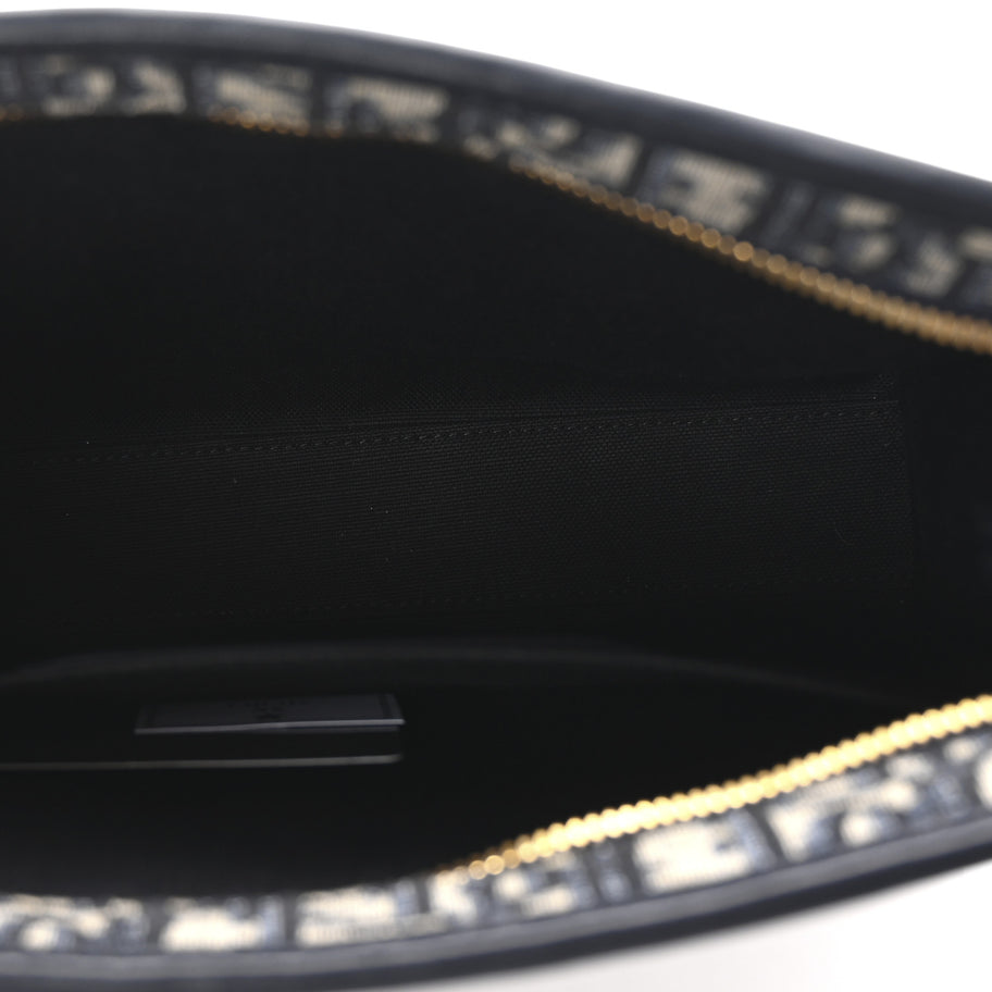Christian Dior Oblique 30 Montaigne Pouch Blue Image 5