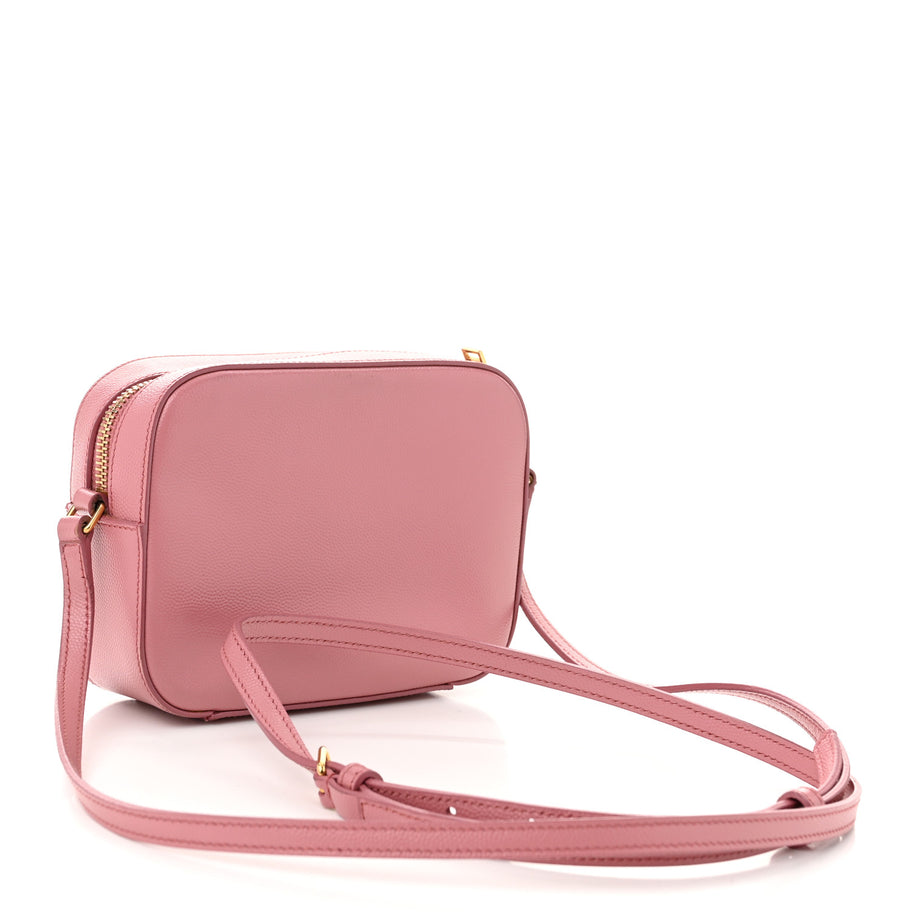 Saint Laurent Grain De Poudre Small Classic Monogram Camera Bag Old Rose Image 3