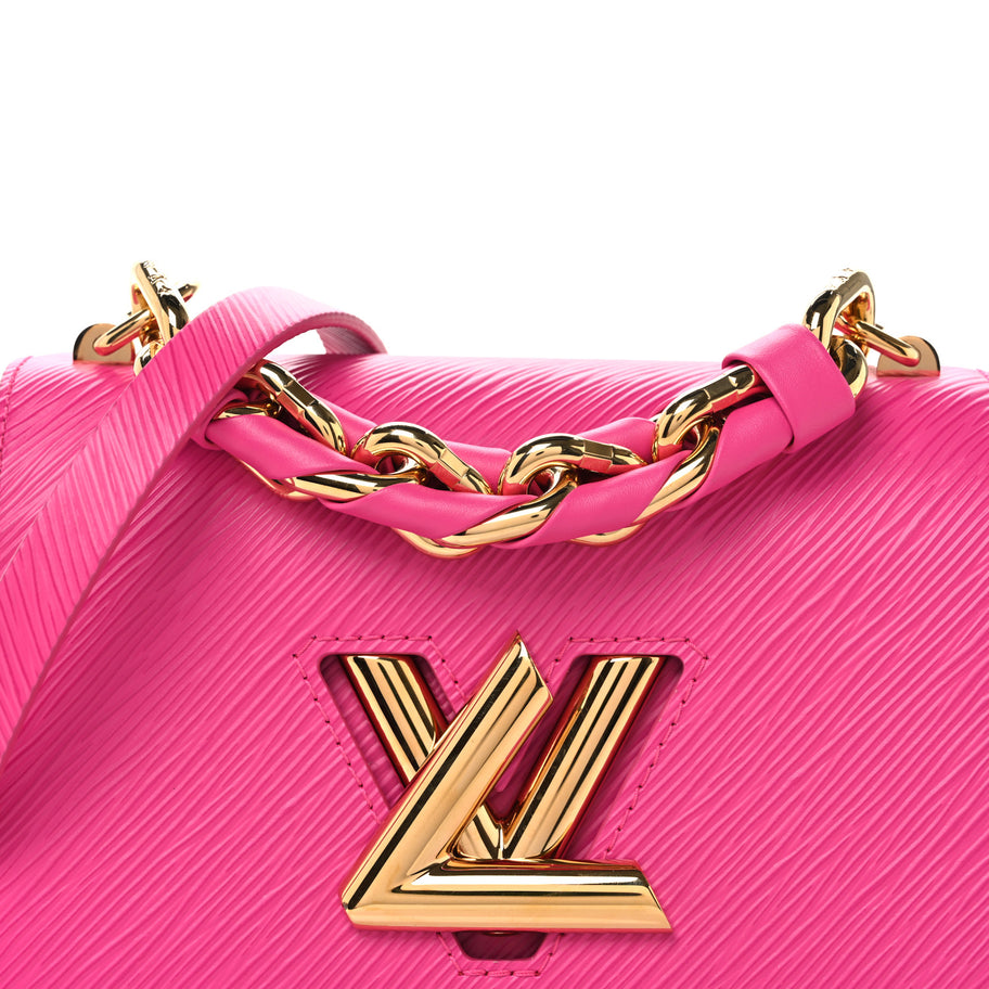 Louis Vuitton Epi Twist Braided Chain Shoulder Bag PM Rose Miami Image 7