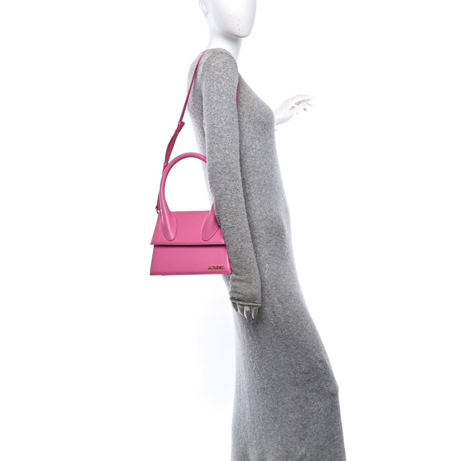 Jacquemus Smooth Calfskin Le Grand Chiquito Light Pink Image 3