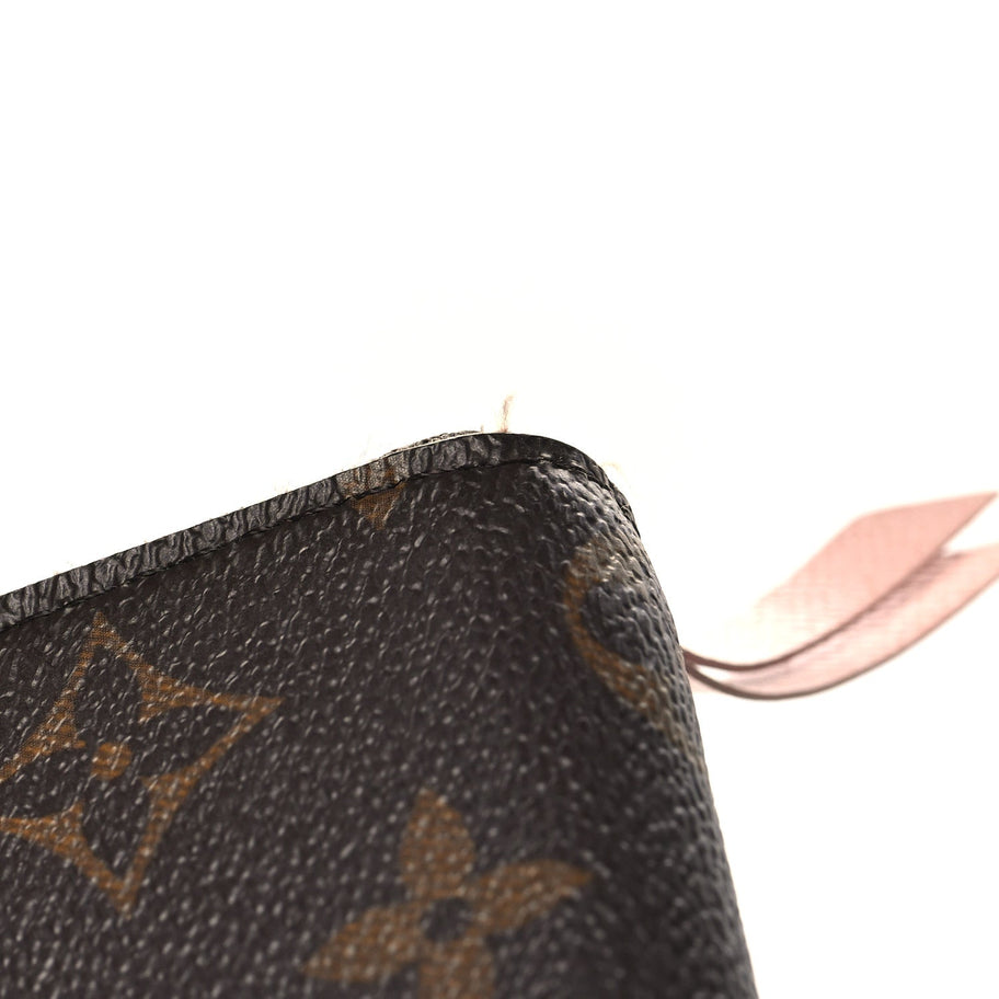 Louis Vuitton Monogram Clemence Wallet Rose Ballerine Image 7