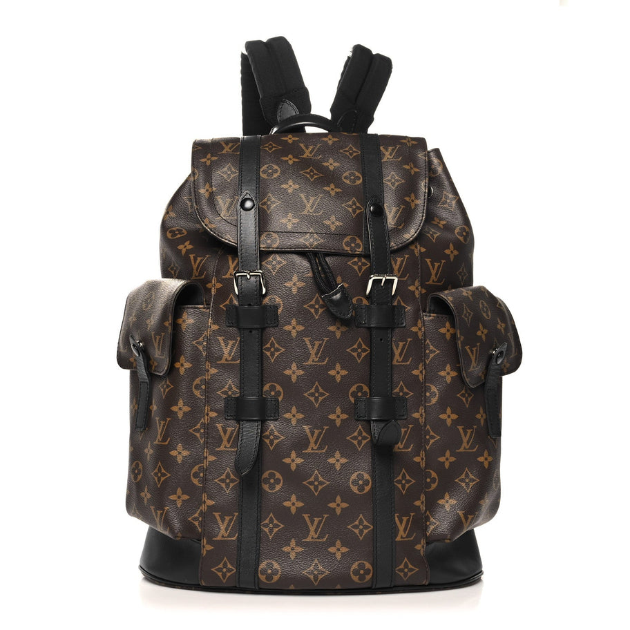 Louis Vuitton Monogram Macassar Christopher MM Backpack Image 1