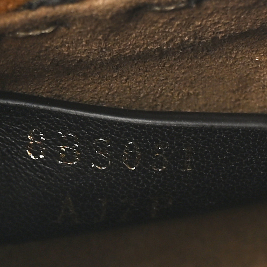 Fendi Canvas Vitello King Chinese New Year Tiger Embroidered Sunshine Shopper Tote Black Dark Yellow Image 7