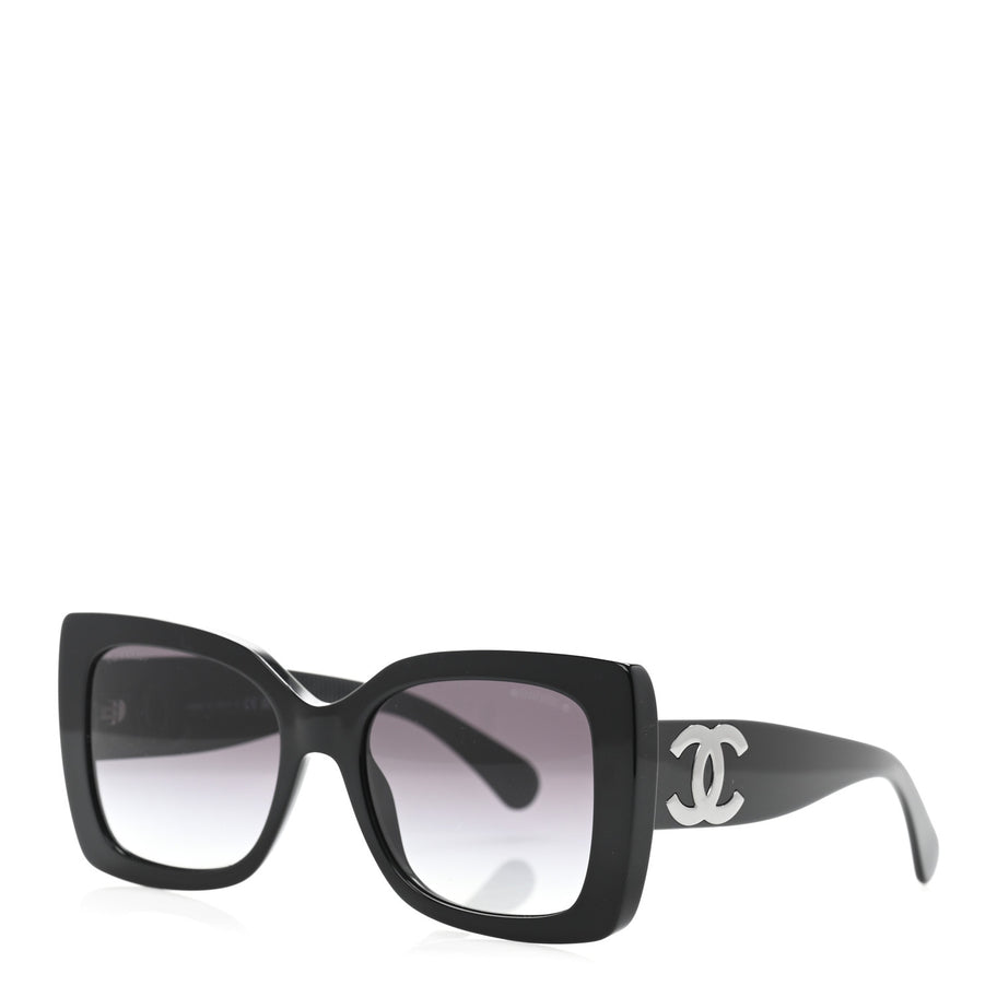 Chanel Square Polarized CC Sunglasses 5494-A Black Image 1