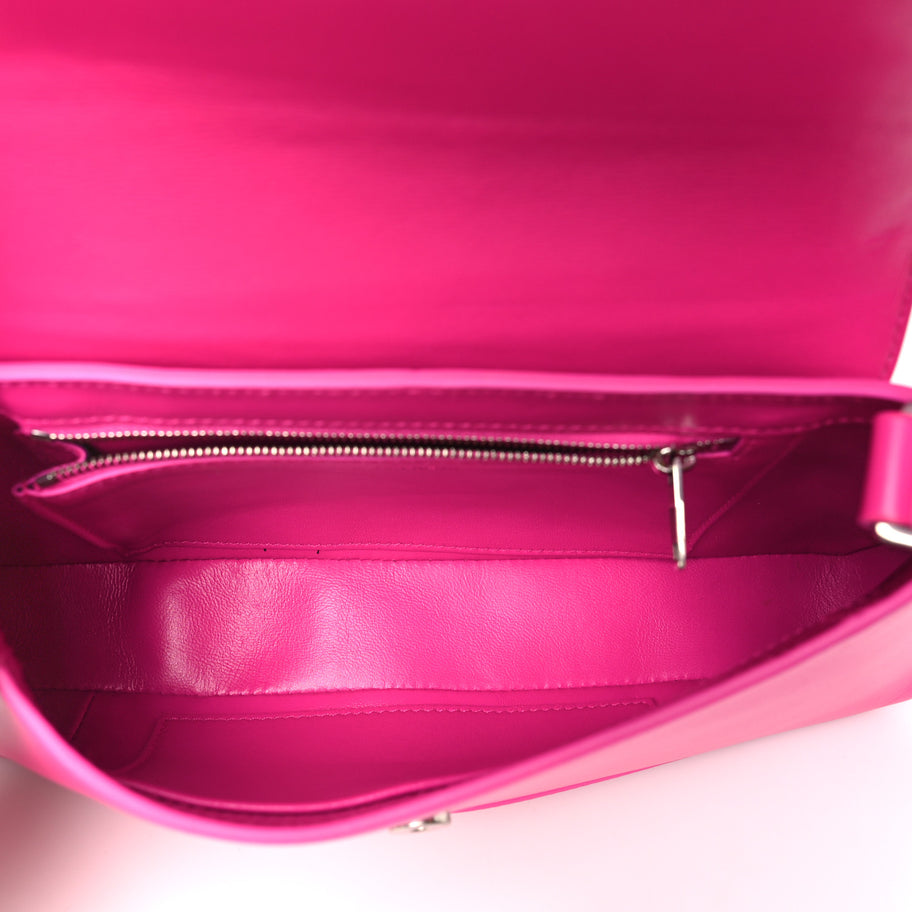 Balenciaga Box Calfskin Medium XX Flap Bag Lipstick Pink Image 5