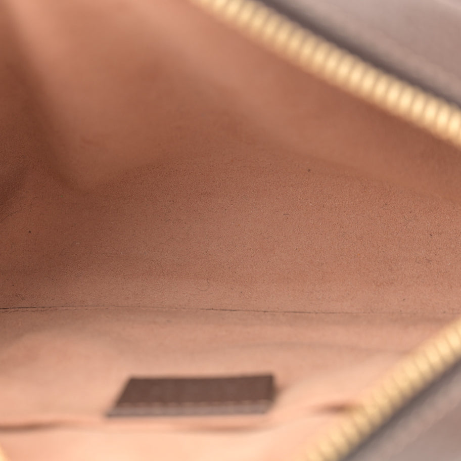 Gucci GG Supreme Monogram Web Mini Ophidia Shoulder Bag Brown Image 5