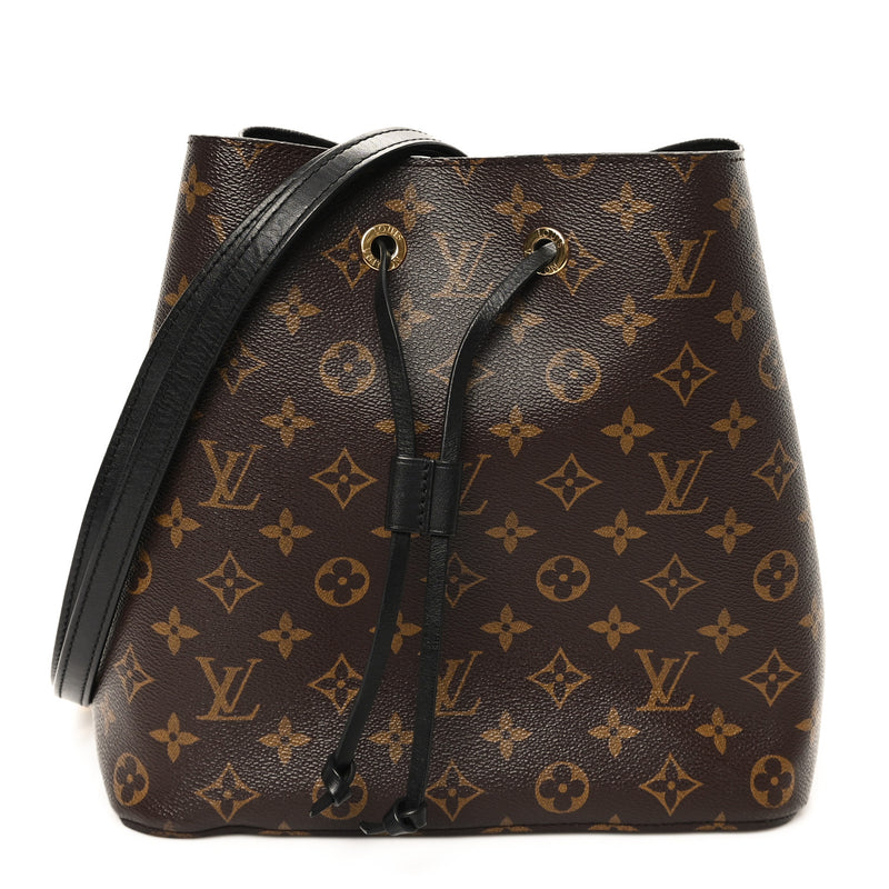  Louis Vuitton Monogram Neonoe MM Black