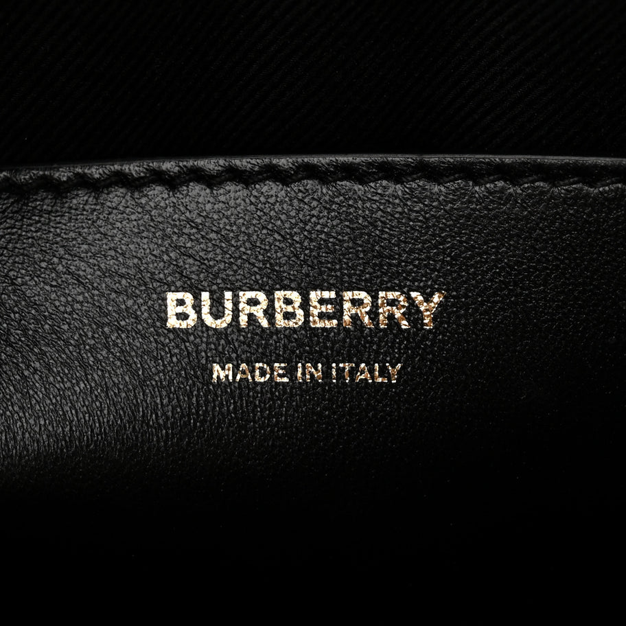 Burberry Calfskin Quilted Small Lola Camera Bag Black Image 6