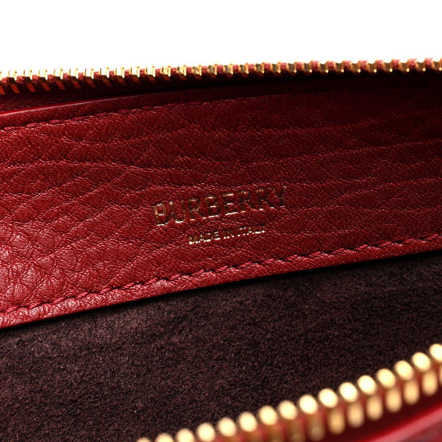 Burberry Grainy Calfskin Small Knight Bag Ruby Image 6