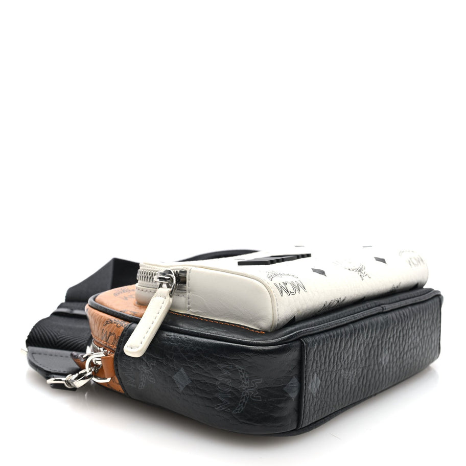 MCM MCM Visetos Mix Small Klassik Crossbody White Image 4