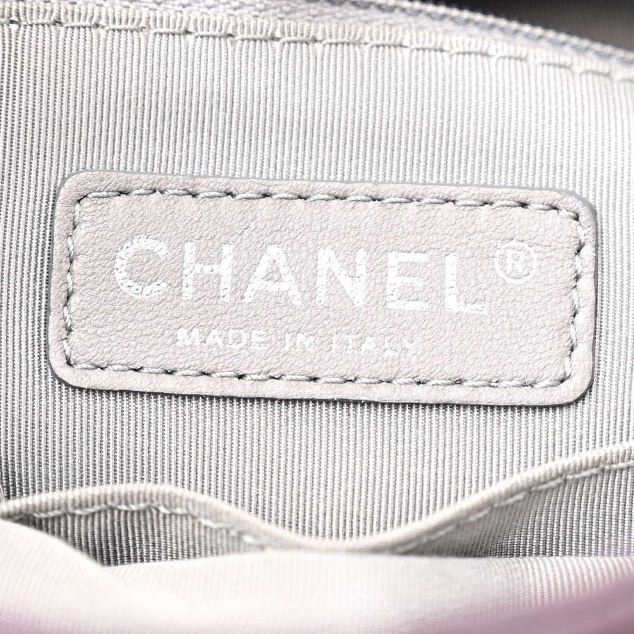 Chanel Nylon Quilted Tweed Stitch Bubble Tote Plum Image 7