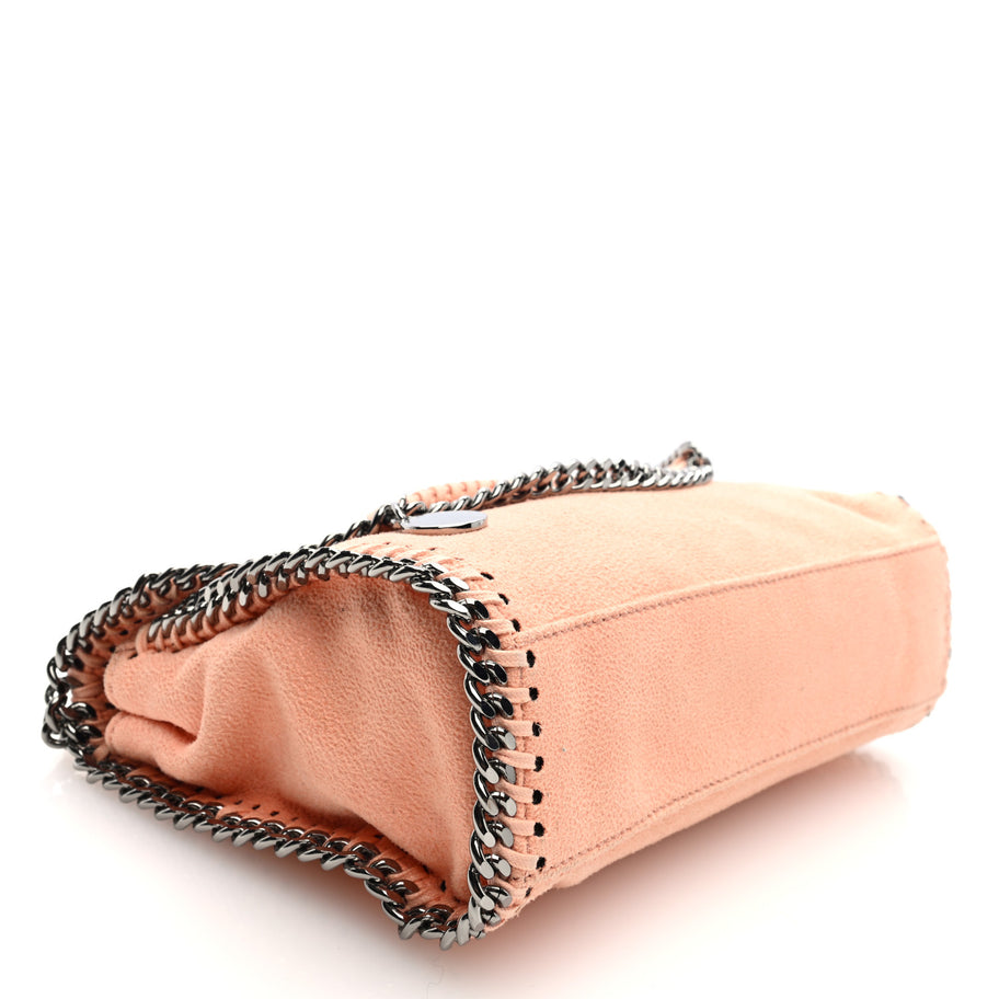 Stella McCartney Shaggy Deer Mini Falabella Crossbody Bag Pink Image 4