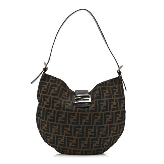  Fendi Zucca Shoulder Bag Tobacco