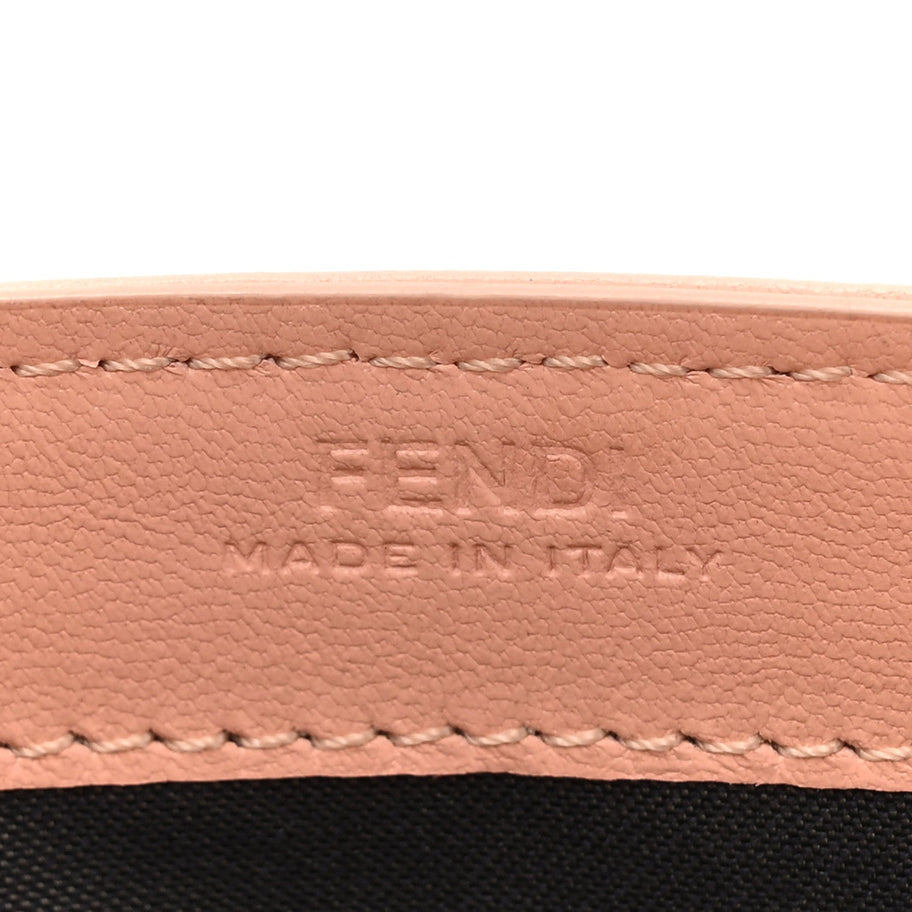 Fendi Nappa Matisse FF Embossed Continental Wallet On Chain Baby Pink Image 6