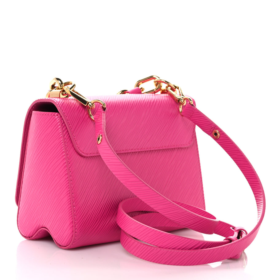 Louis Vuitton Epi Twist Braided Chain Shoulder Bag PM Rose Miami Image 3