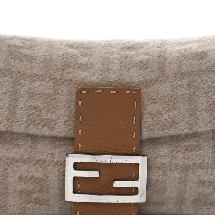 Fendi Cashmere Cuoio Romano Selleria Baguette Honey Image 7
