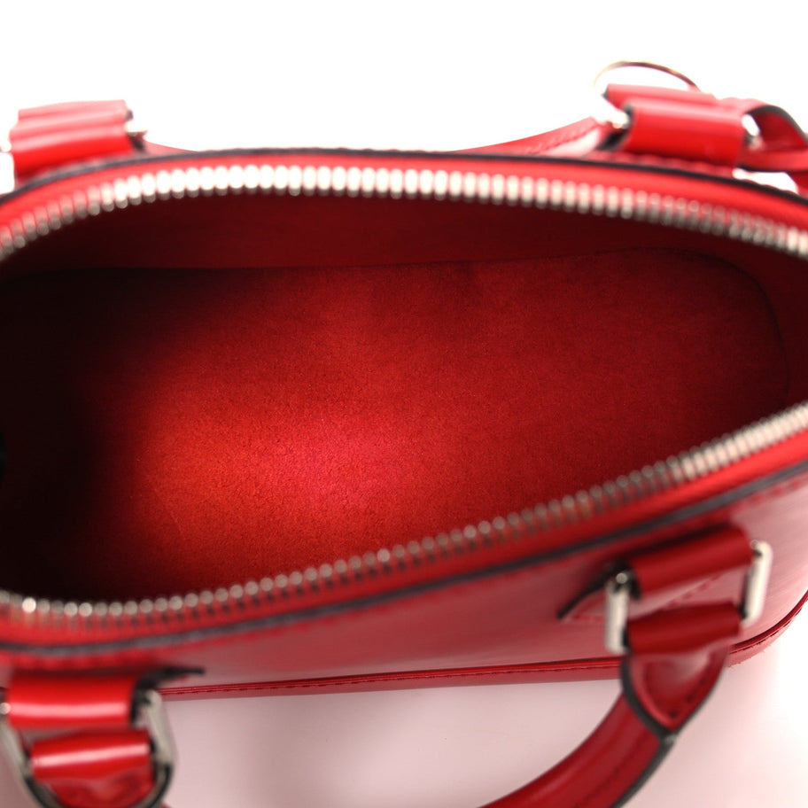 Louis Vuitton Epi Alma BB Carmine Image 5