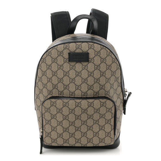 Gucci GG Supreme Monogram Small Eden Day Backpack Black Image 1