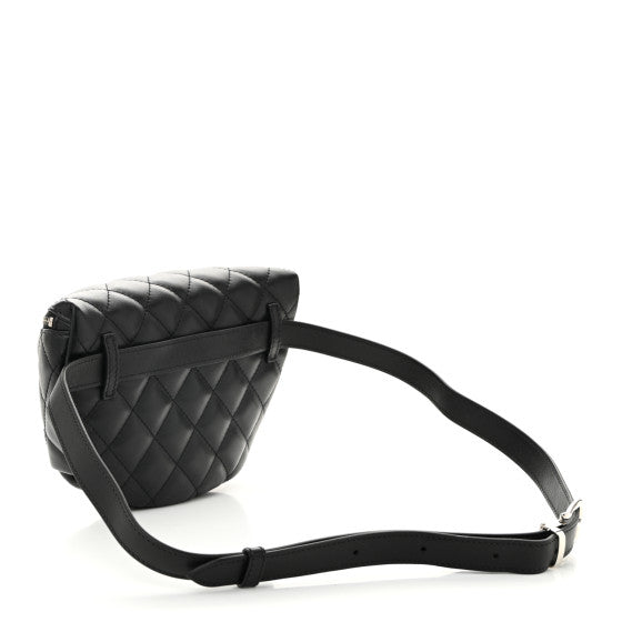 Chanel Calfskin Quilted Waist Belt Bag Black Image 3
