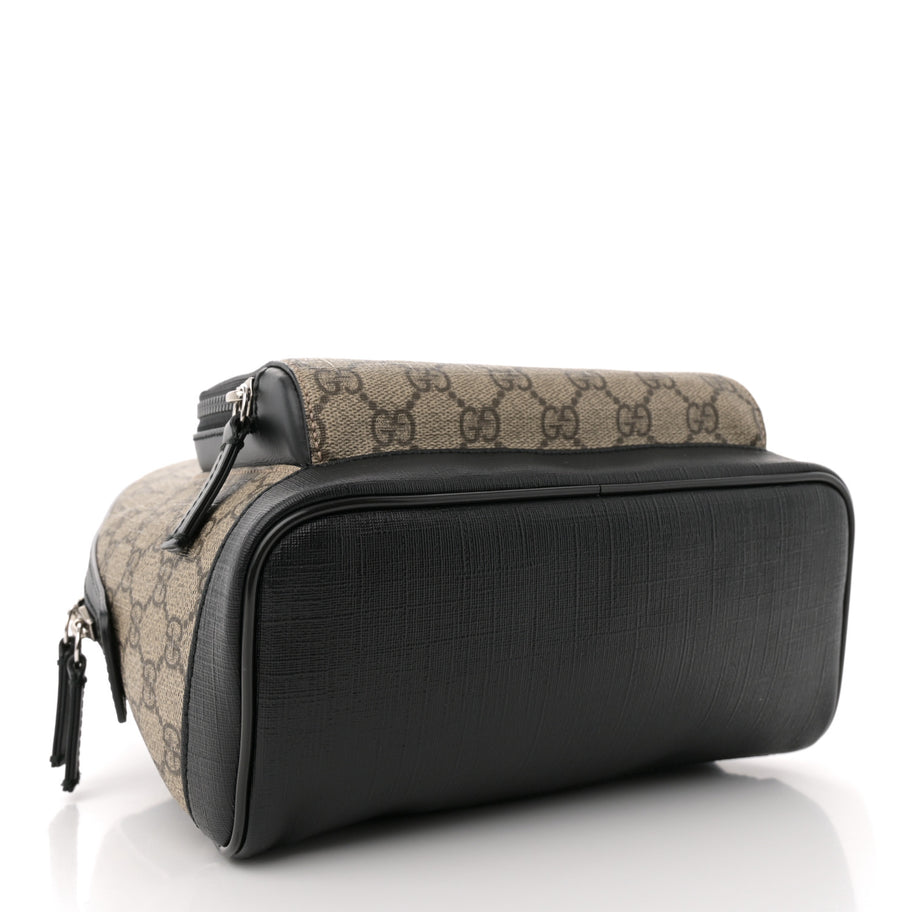 Gucci GG Supreme Monogram Small Eden Day Backpack Black Image 4