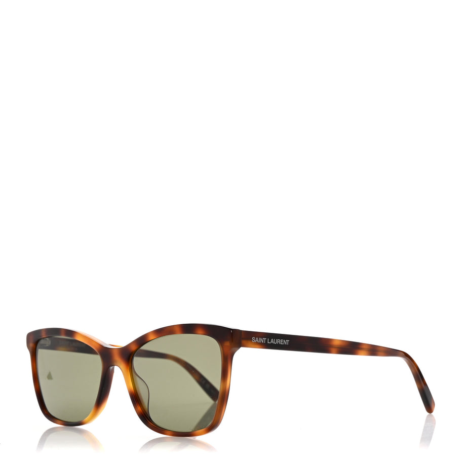 Saint Laurent Acetate Cat Eye Sunglasses SL 502 Tortoise Image 1