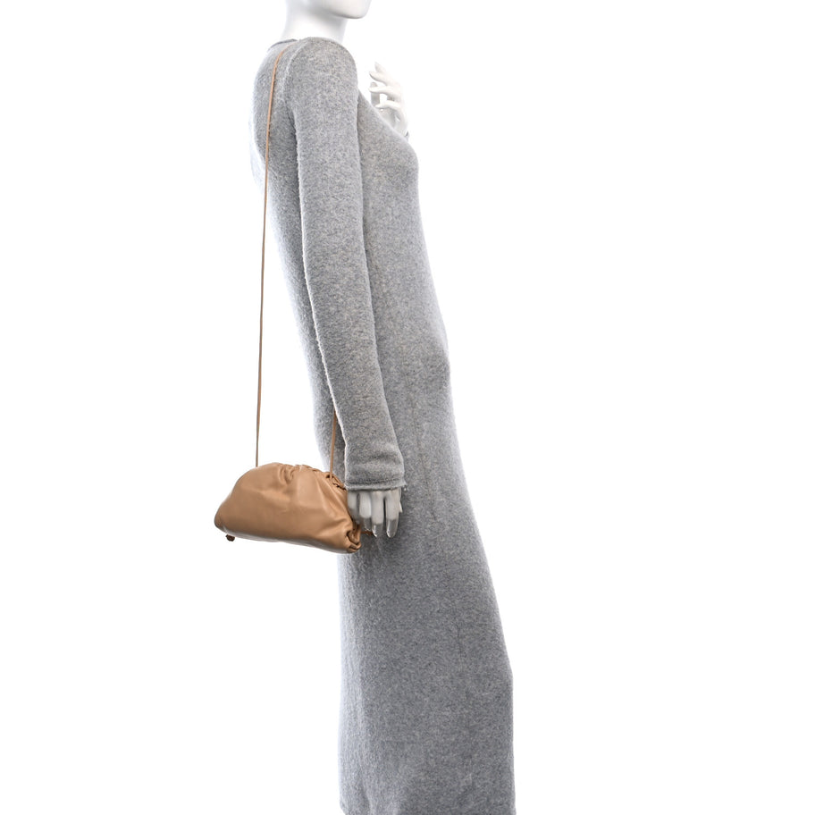 Bottega Veneta Butter Calfskin The Mini Pouch Almond Image 3