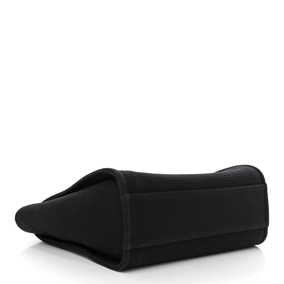 Chanel Mixed Fibers Small Deauville Tote Black Image 5