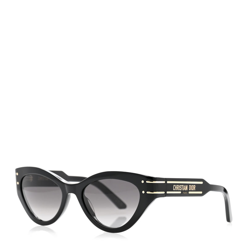  Christian Dior Diorsignature B7I Butterfly Sunglasses Black