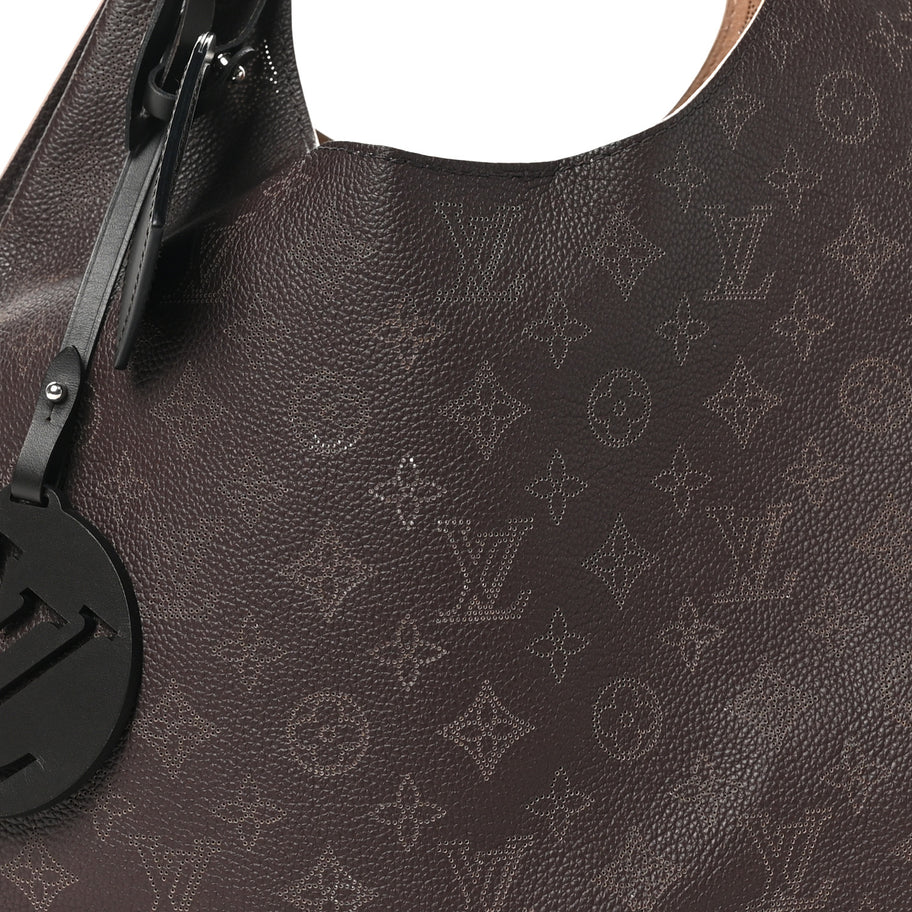 Louis Vuitton Mahina Carmel Hobo Chocolate Image 7