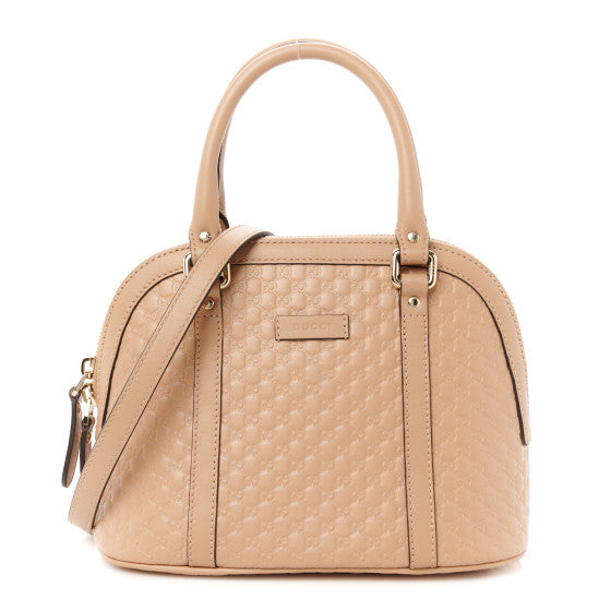  Gucci Soft Microguccissima Mini Dome Bag Camelia