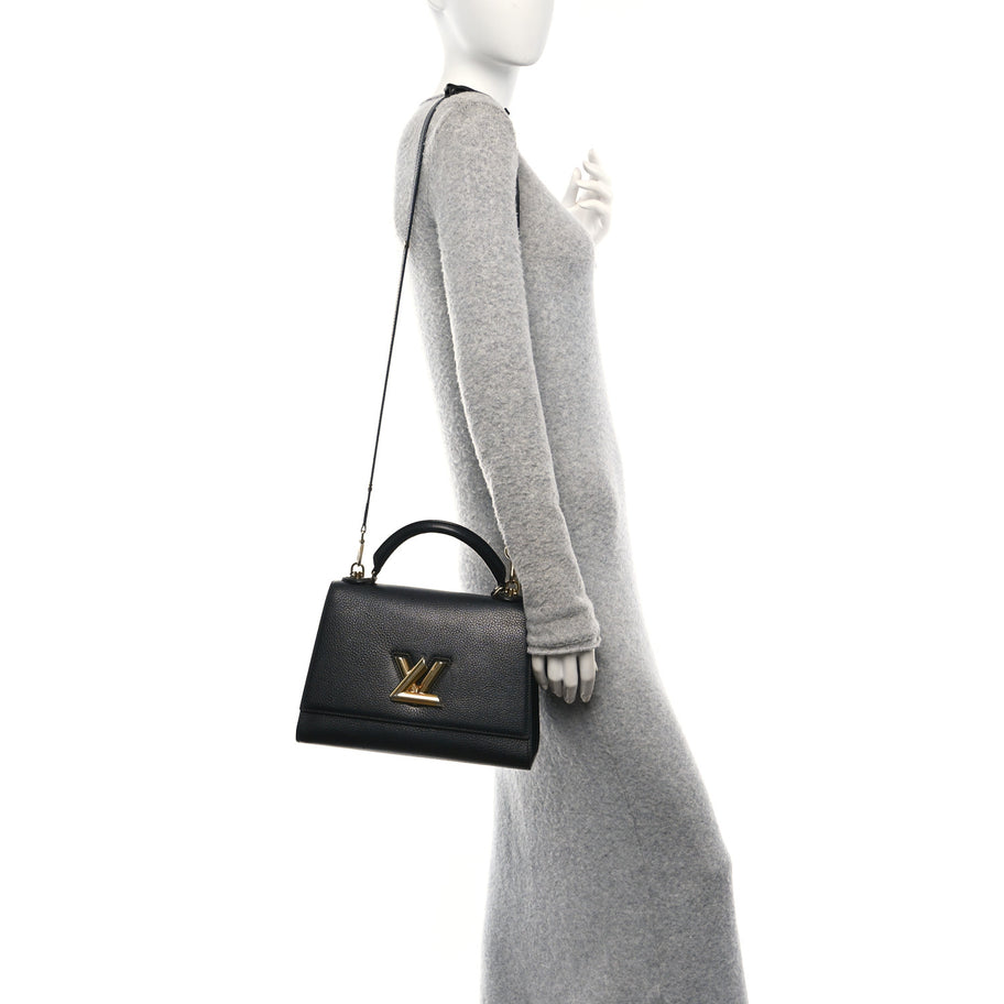 Louis Vuitton Taurillon Twist One Handle MM Black Image 2