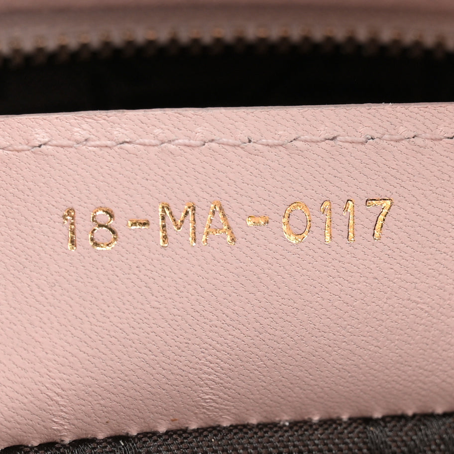 Christian Dior Lambskin Cannage Medium Lady Dior Light Pink Image 7