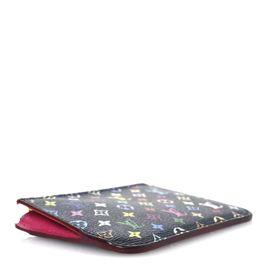Louis Vuitton Monogram Multicolor Key Pouch Black Grenade Image 4