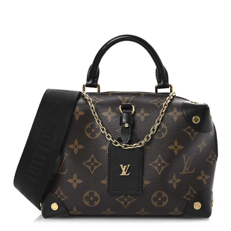 Louis Vuitton Monogram Petite Malle Souple Black Image 1