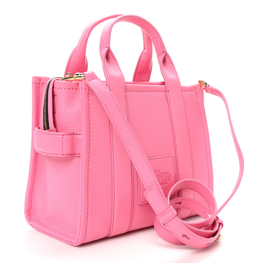 Marc Jacobs Grained Calfskin Small The Tote Bag Morning Glory Image 3