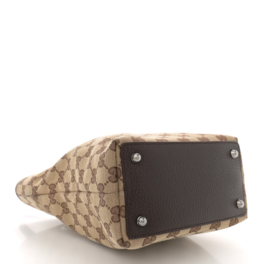 Gucci Monogram Small Eclipse Tote Brown Image 4