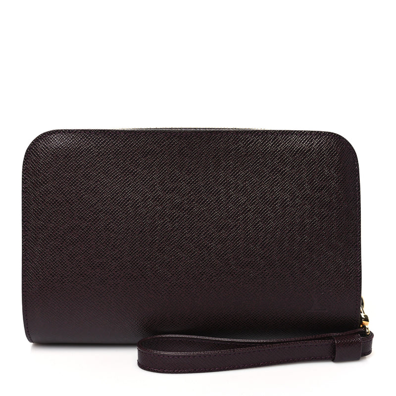  Louis Vuitton Taiga Baikal Pochette Acajou