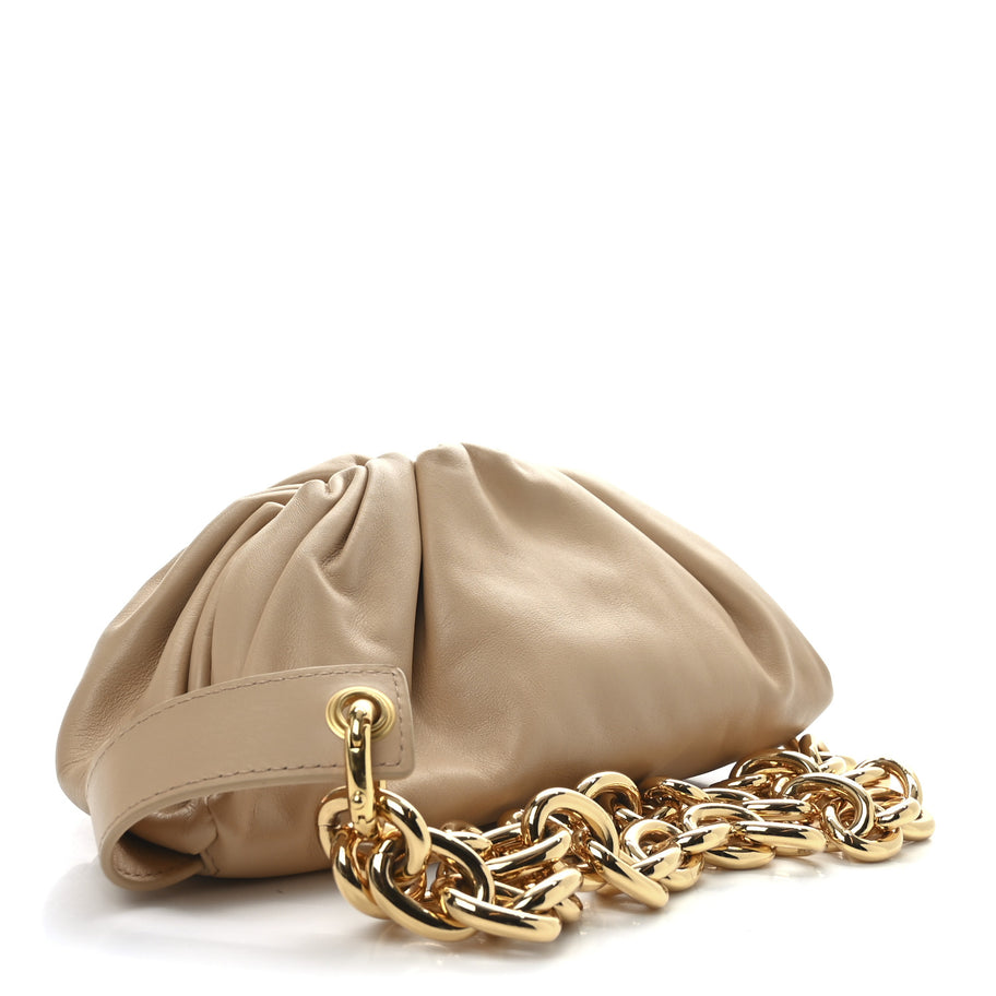 Bottega Veneta Nappa The Belt Chain Pouch Almond Image 3